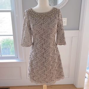Adrianna Papel flutter sleeve Lace Dress Size 6